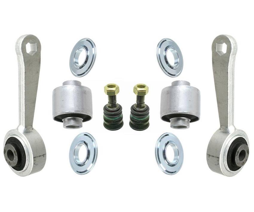 Mercedes Suspension Control Arm Repair Kit - Front Lower (6 Pieces) 211323006805 - Lemfoerder 3086749KIT